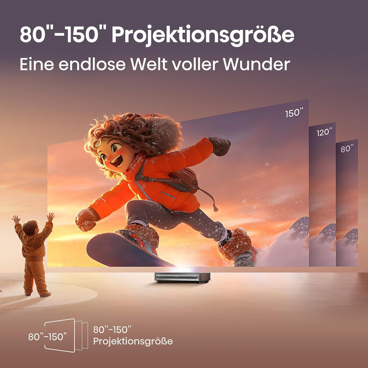 Hisense PX3-Pro DLP 4K Laser Beamer - B-Ware Platin