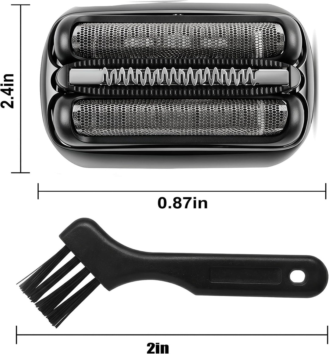21B Scherkopf für Braun Serie 3 2 Stück,Elektrischer S3 Rasierkopf Kompatibel Mit Braun Series 3, S3