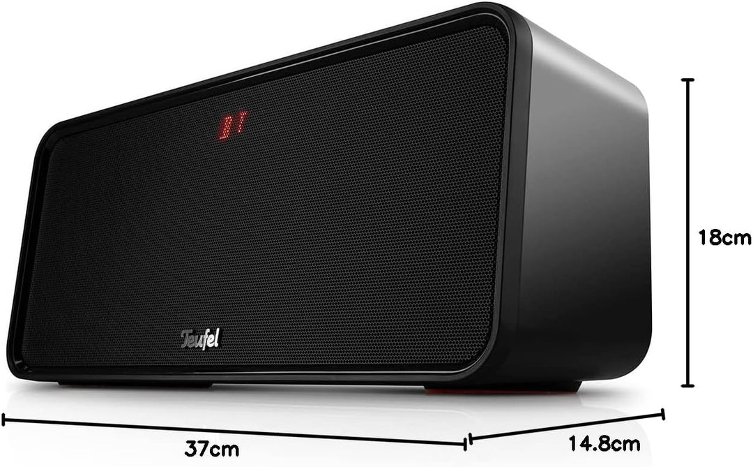 Teufel BOOMSTER Robuster Bluetooth Lautsprecher mit 2.1-Stereo-System Soundsystem DAB+ und FM-RDS-Ra