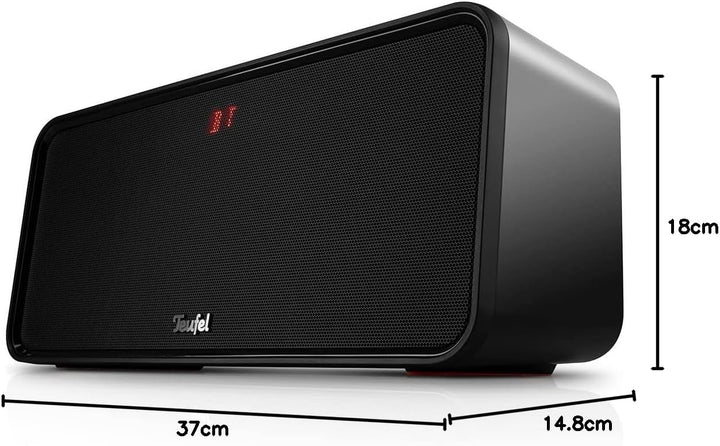 Teufel BOOMSTER Robuster Bluetooth Lautsprecher mit 2.1-Stereo-System Soundsystem DAB+ und FM-RDS-Ra