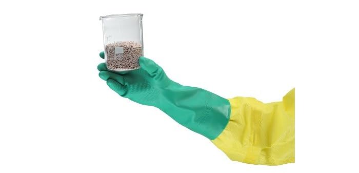 Ansell AlphaTec 37-676 Nitril-Handschuhe, Chemikalien- und Flüssigkeitsschutz, Grün, Grösse 8 (12 Pa