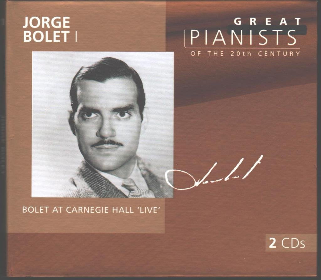 Die grossen Pianisten des 20. Jahrhunderts - Jorge Bolet, Audio-CD