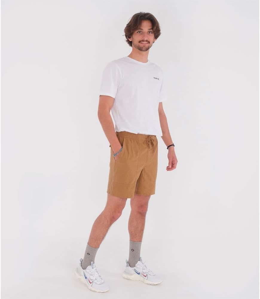 Hurley Herren Bermuda Shorts Baja Linen Volley 17&