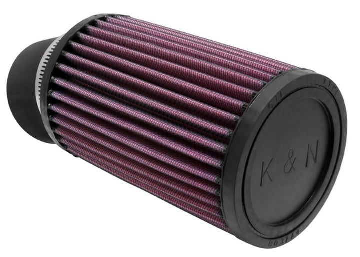 K&N RU-1770 KFZ und Motorrad Gummi Universalluftfilter Rot
