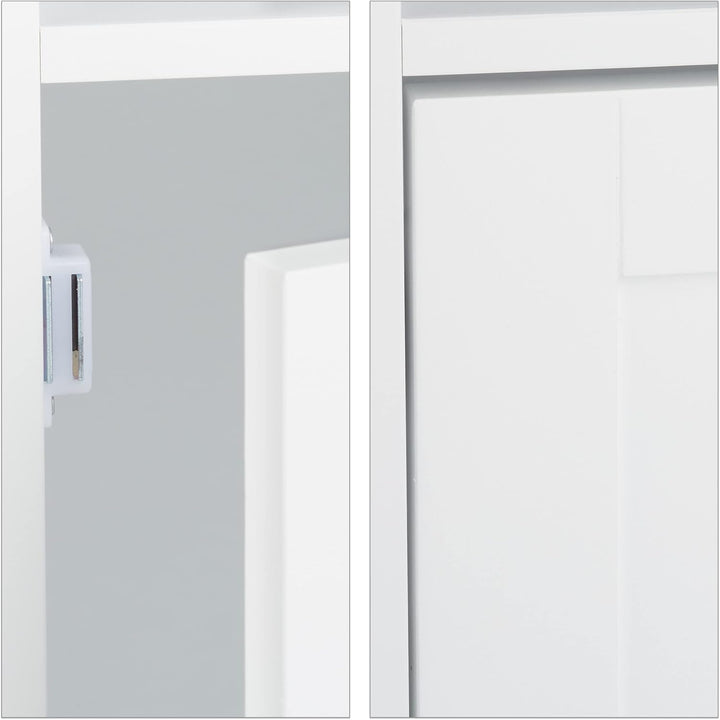 Relaxdays Katzenschrank, grosser Eingang, mit Ablage, Rückseite mit Luftlöchern, HBT 64 x 48 x 53 cm
