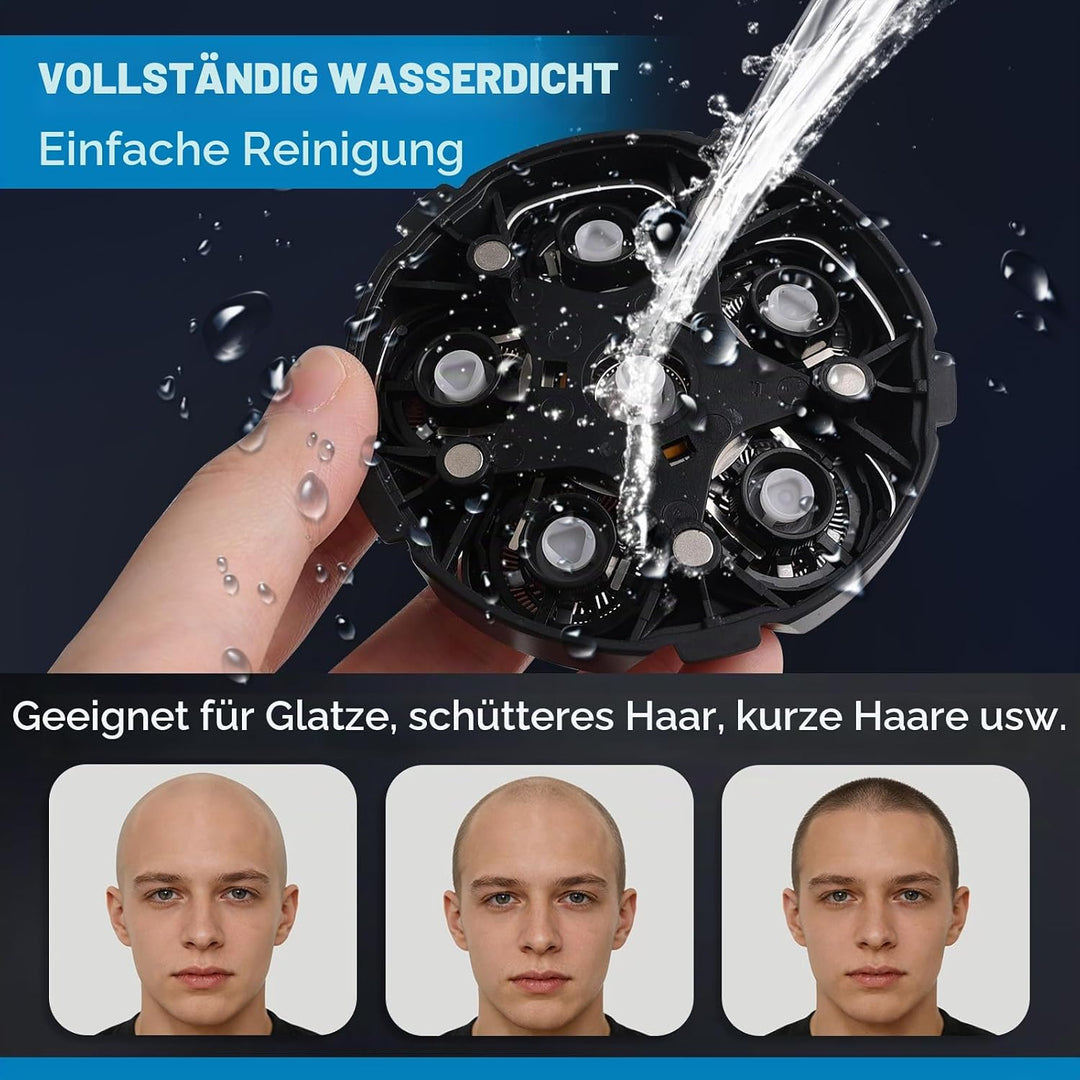 2 Stück Ersatzrasierkopf für DOAO Kensen JoyKoi Kibiy AEXIRI Shaver, Magnetische 6D Kopfrasierer für