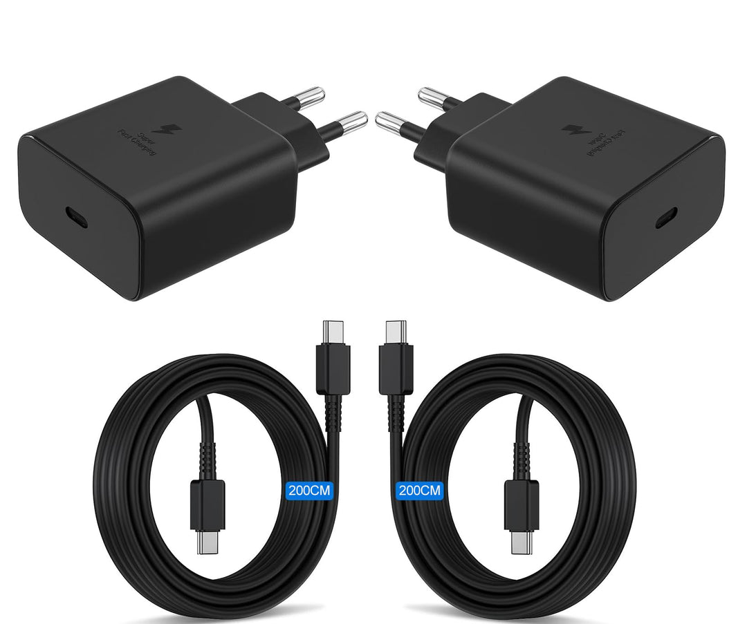 45W Schnellladegerät Netzteil Ladegerät USB Typ C Adapter Fast Charger,fürSamsung GalaxyS24 S25 S23