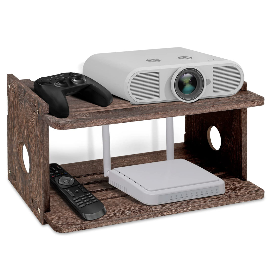 Wandhalterung Projektor Regal TV-Ständer WiFi Router Aufbewahrungsbox Wandmontiertes TV-Regal für Ka