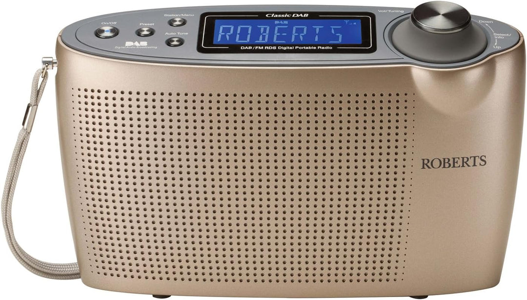 Roberts Classic DAB Digitalradio (DAB+, FM, 20 Stationsspeicher, USB-Upgrade, Handschlaufe)