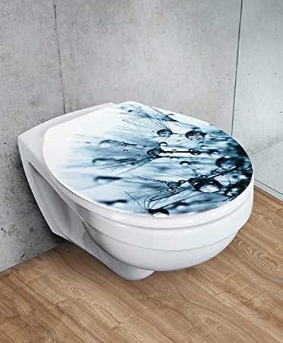 WENKO WC-Sitz Sereno, Strukturierte Oberfläche, Toilettendeckel mit Absenkautomatik aus bruchstabile