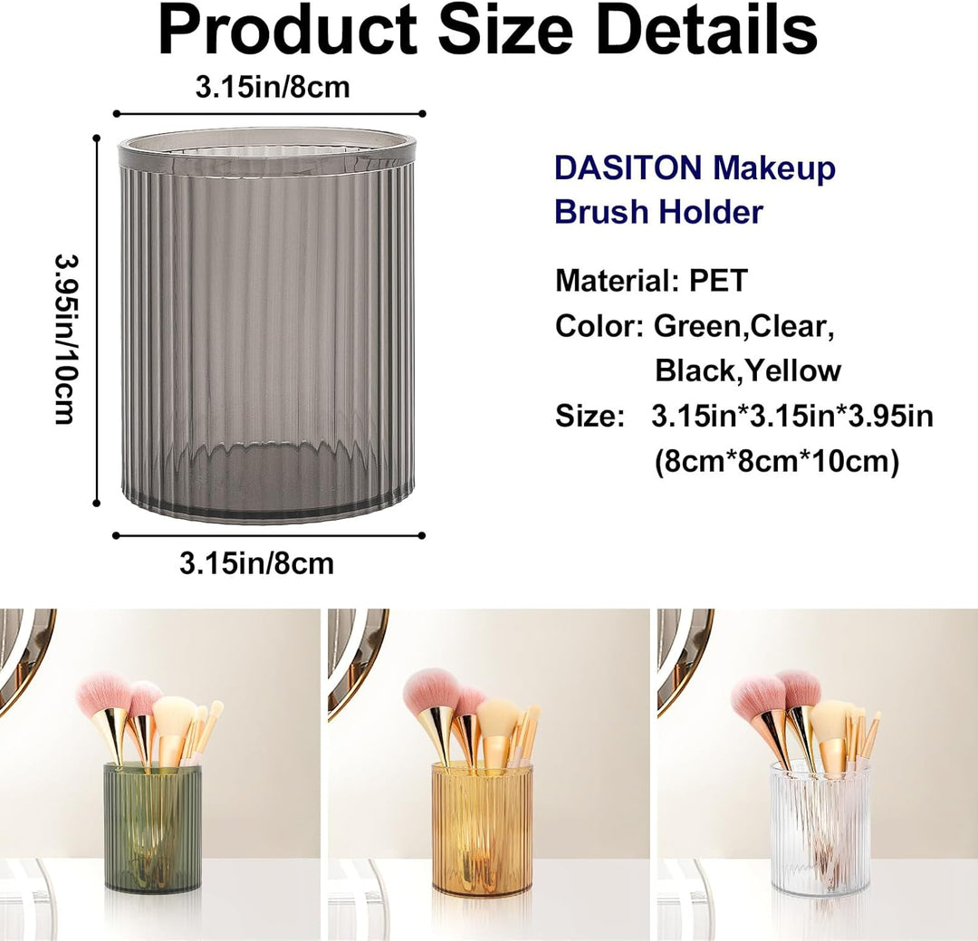 DASITON Make Up Kosmetik Organizer, Acryl Make Up Pinsel Organizer Pinselhalter Kosmetik Aufbewahrun