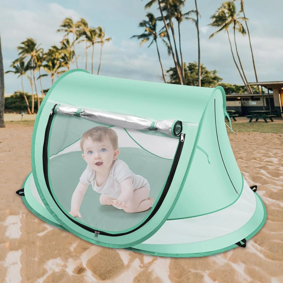 Kinder Strandzelt | Zusammenklappbares UPF 50+ Kinder-Sonnenschutzdach,Spielzelt - für Outdoor den P