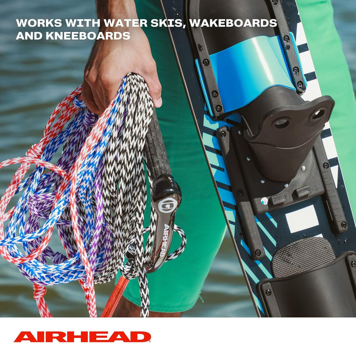 AIRHEAD Wasserski-Leine und Hantel, robust 75 ft Length Schwarz, 75 ft Length Schwarz
