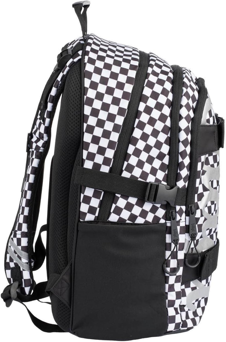 Baagl Schulrucksack Set Jungen Mädchen 3 Teilig, Schultasche ab 3. Klasse, Grundschule Ranzen mit Br