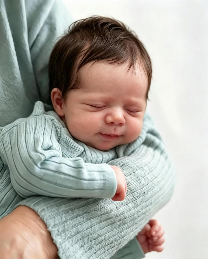 Zero pam Reborn Puppen Lebensecht-45CM Reborn Baby Mädchen, Lebensechte Babypuppen, Echte Babypuppe