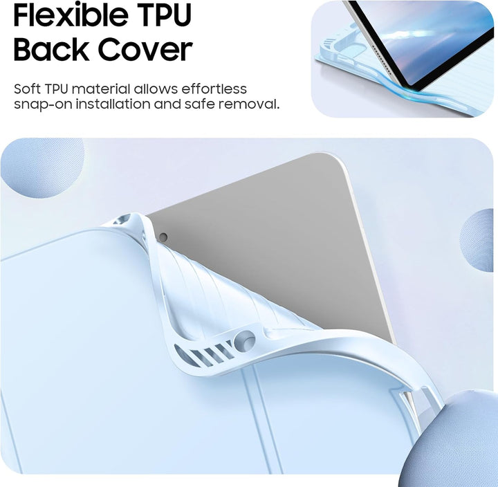 Fintie Tastatur Hülle für iPad Air 5 2022 / iPad Air 4 2020 10.9 Zoll, Schutzhülle mit TPU Rückschal