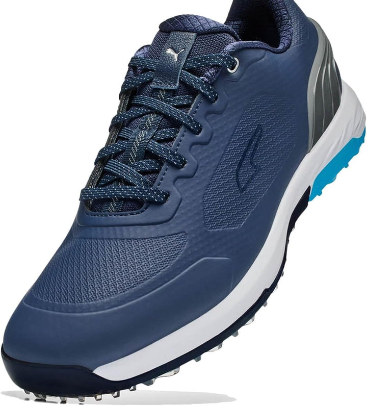 PUMA Herren Alphacat Nitro Golfschuh 39 EU Puma Navy Quiet Shade Speed Blue, 39 EU Puma Navy Quiet S