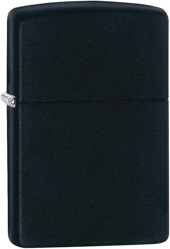 Zippo 2004273 60001320 Regular Media, Chrom/schwarz/Matte Feuerzeug, Messing,Edelstahloptik,1x3,5x5,