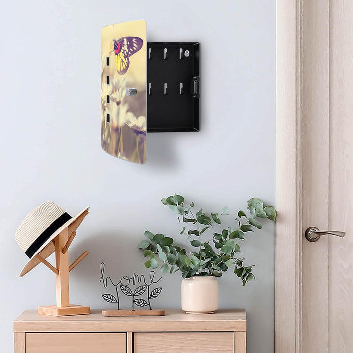 banjado Design Schlüsselkasten aus Edelstahl für 10 Schlüssel/Schlüsselschrank zur Schlüssel Aufbewa