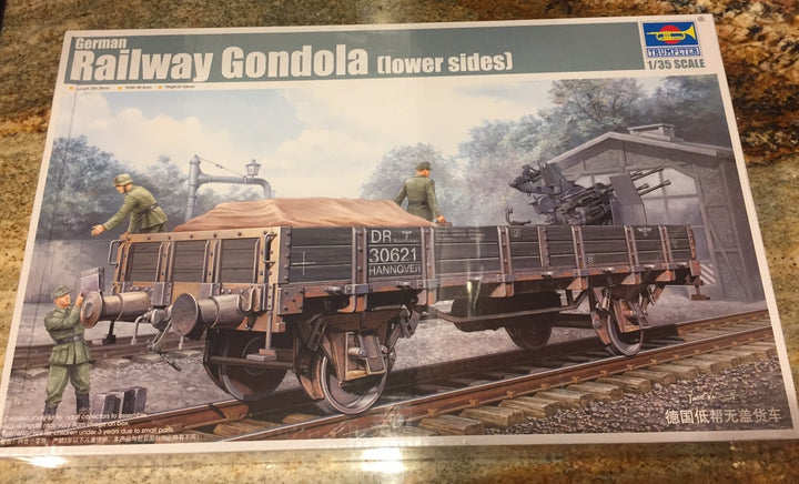 Trumpeter TRU01518 1518 Modellbausatz German Railway Gondola (Lower sides)