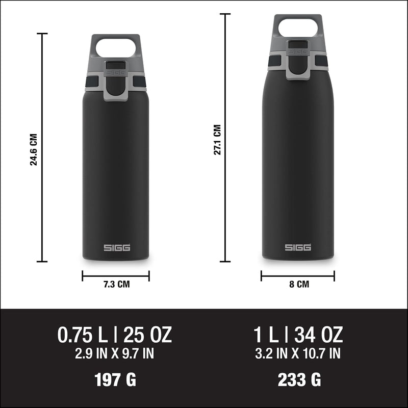 SIGG - Edelstahl Trinkflasche - Shield ONE - Für Kohlensäurehaltige Getränke Geeignet - Auslaufsiche