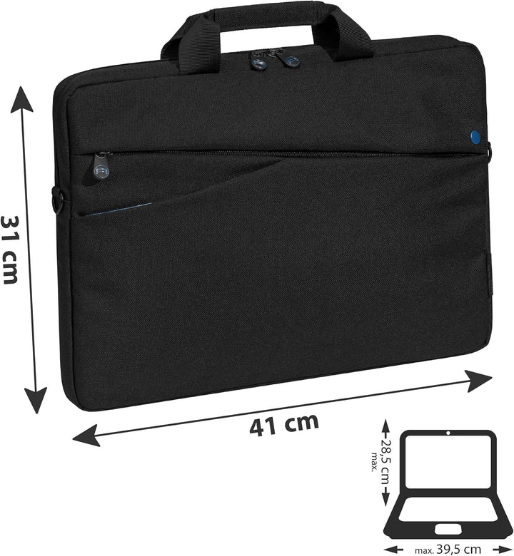 PEDEA Laptoptasche "Fashion" Notebook-Tasche bis 17,3 Zoll (43,9 cm) Umhängetasche mit Schultergurt
