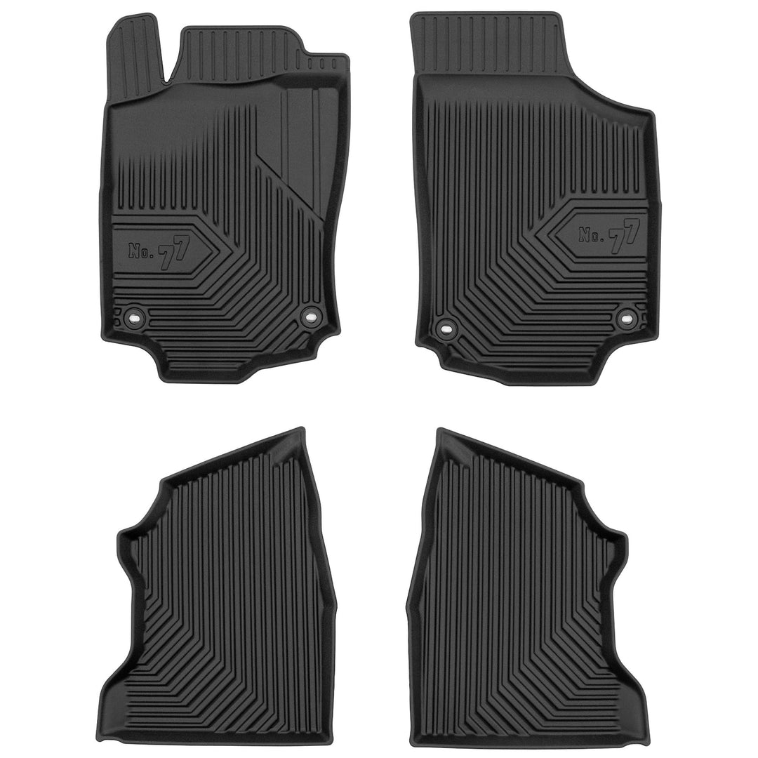 SMK Gummimatten Auto fussmatten Satz für Opel Combo C 2001-2011 Erleben Sie einen neuen Standard des