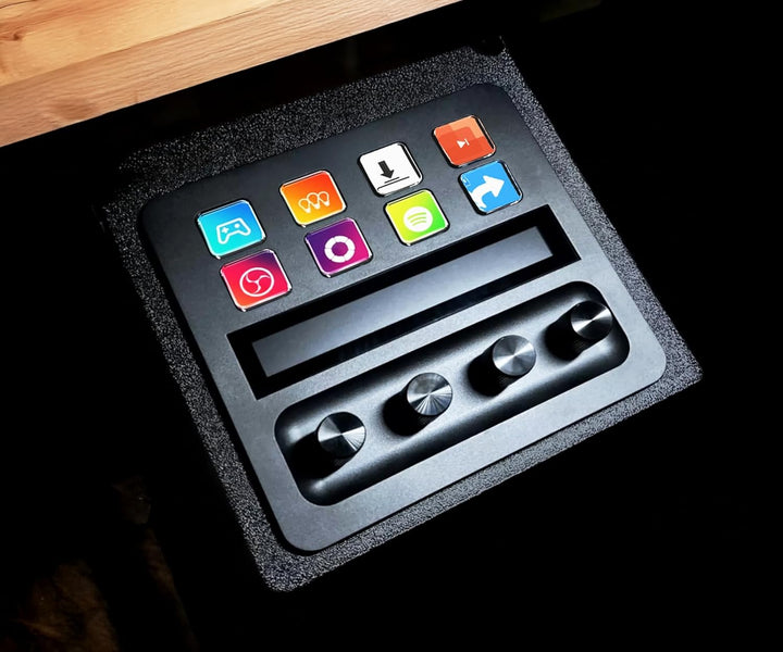 Tischhalterung für Elgato Stream Deck +, Platzsparend, Versenkbar, Zubehör zur Organisation von Gami