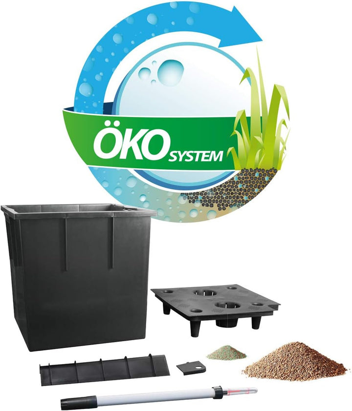 Pflanzwerk® ÖKOSYSTEM Pflanzkübel TUB - Blumentöpfe Übertöpfe mit BEWÄSSERUNGSSYSTEM - 32x56x28cm AN