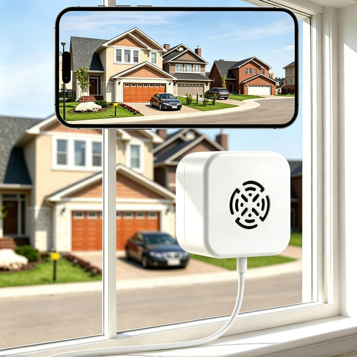 3MP Fensterkamera Überwachungskamera Innen 5G/2,4GHz WLAN | Kostenlosem Cloud-Speicherr &amp; 24/7 Aufna