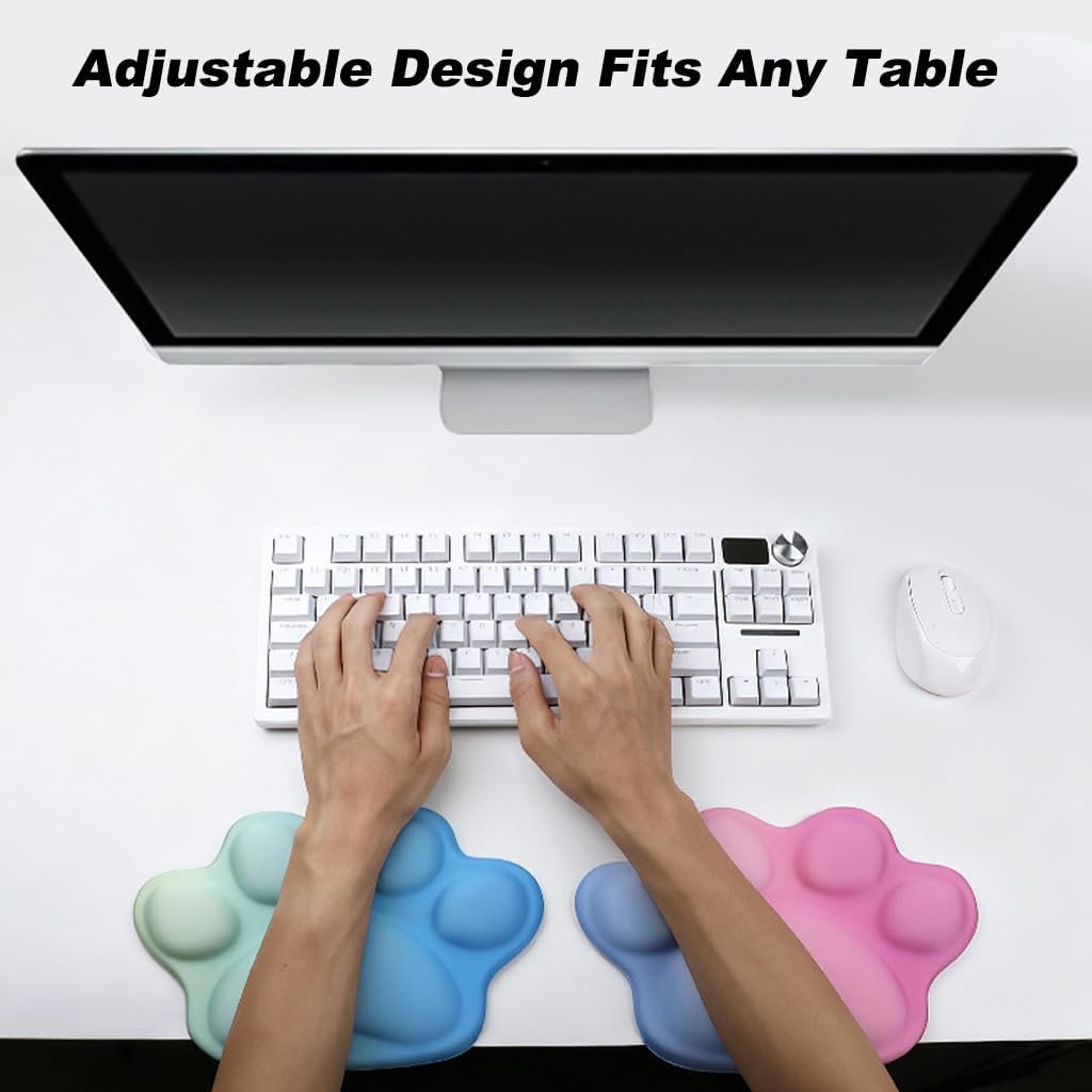 Armauflage Schreibtisch,2 Stück L-förmige Schreibtisch Handgelenk Ellenbogenstütze,Ergonomische Anti