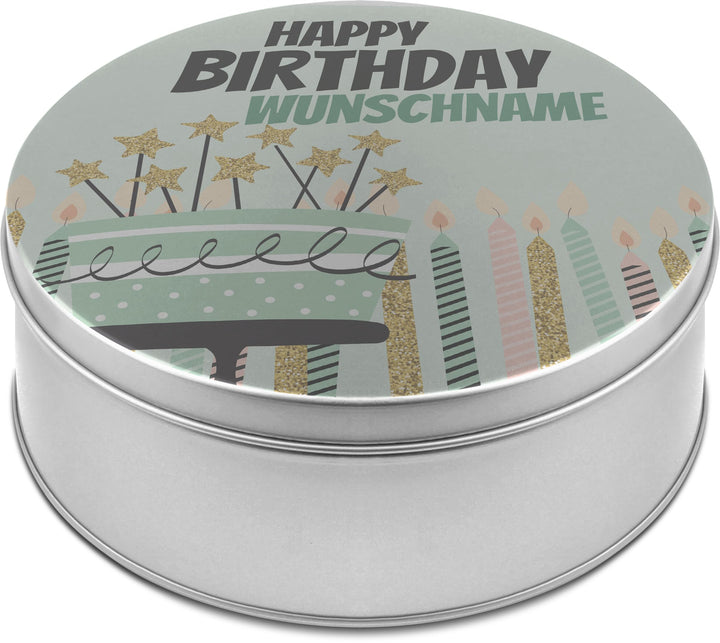 printplanet® - XL Keksdose personalisiert - Keks-Dose mit eigenem Wunschtext personalisieren - Plätz