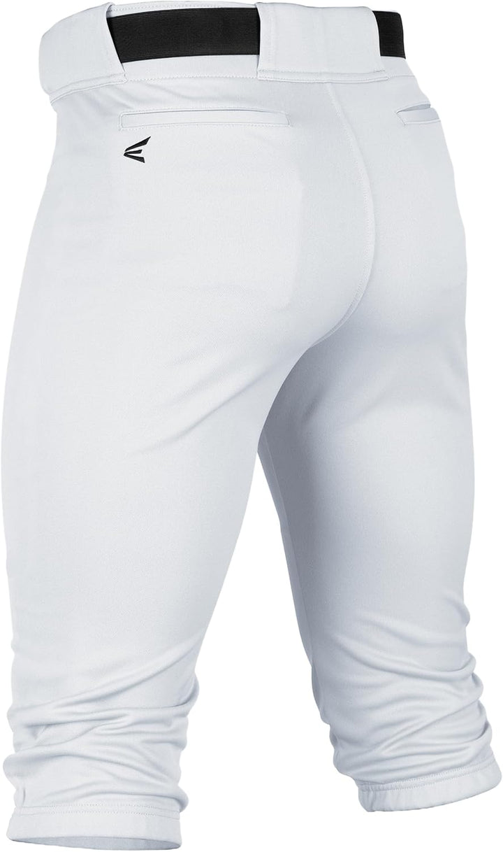 Easton Jungen Rival+ Baseball-Hose Weiss, Einfarbig S, Weiss, Einfarbig S