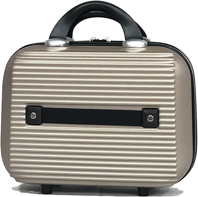 CELIMS - Reise-Kulturbeutel 30cm | Hartschalen ABS Kosmetikkoffer | Hängende Kulturtasche | Champagn