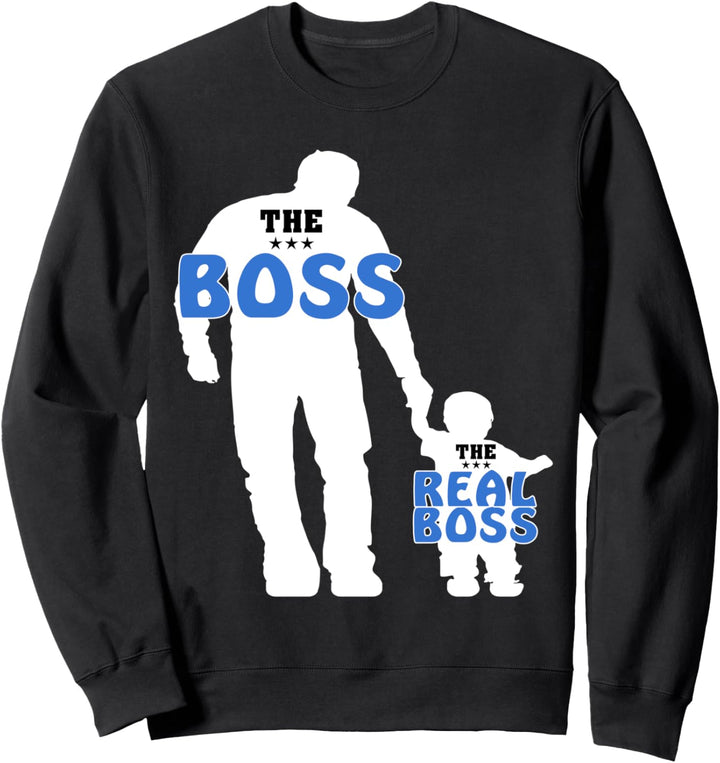 Vater und Sohn Lustiges Partner Look Sweatshirt