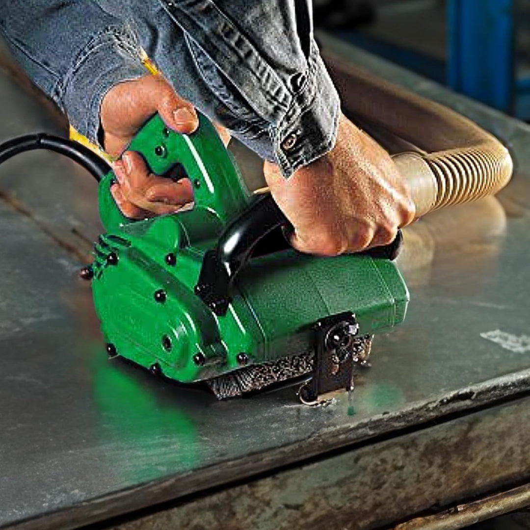 Schleifbürsten,120 Körnung 120x100mm Nylonbürste, Polierbürste zum Holzverarbeitung, Grit Bürste Bri