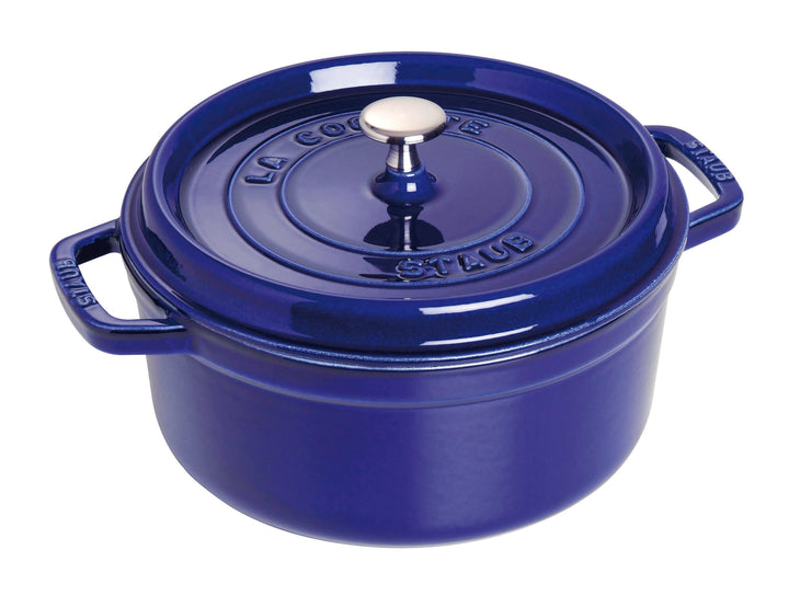STAUB Gusseisen Bräter/Cocotte, Rund 22 cm, 2,6 L, Aromaregen Funktion, Für alle Herdarten geeignet,