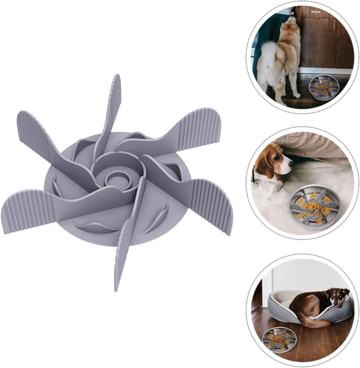 Gadpiparty Anti Erstickungs Hundefutterautomat aus Silikon Spiral Slow Feeder Hilft Übergewicht zu K