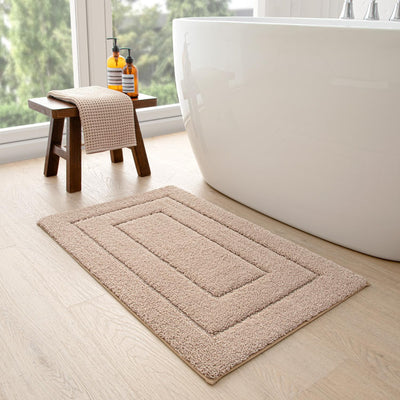DEXI Badteppich rutschfeste,weicher Badezimmerteppich Wasserabsorbierend Badematte maschinenwaschbar