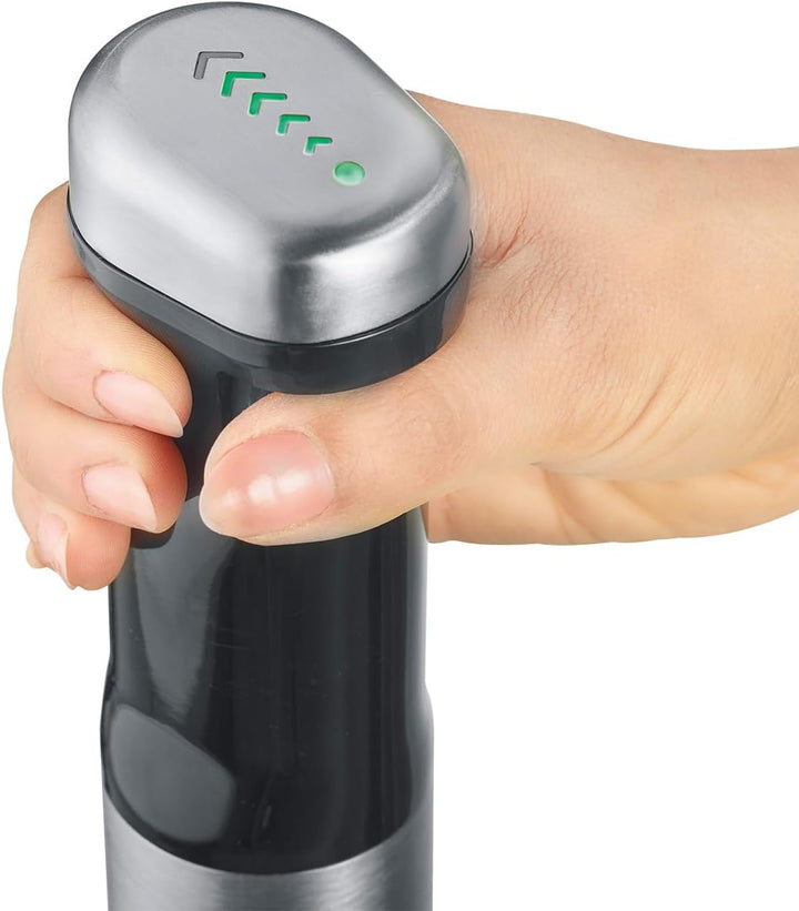 GRAEF. kabelloser Akku-Stabmixer HB82 | Anti-Spritz-Funktion | Lithium-Ionen Akku | BPA-frei