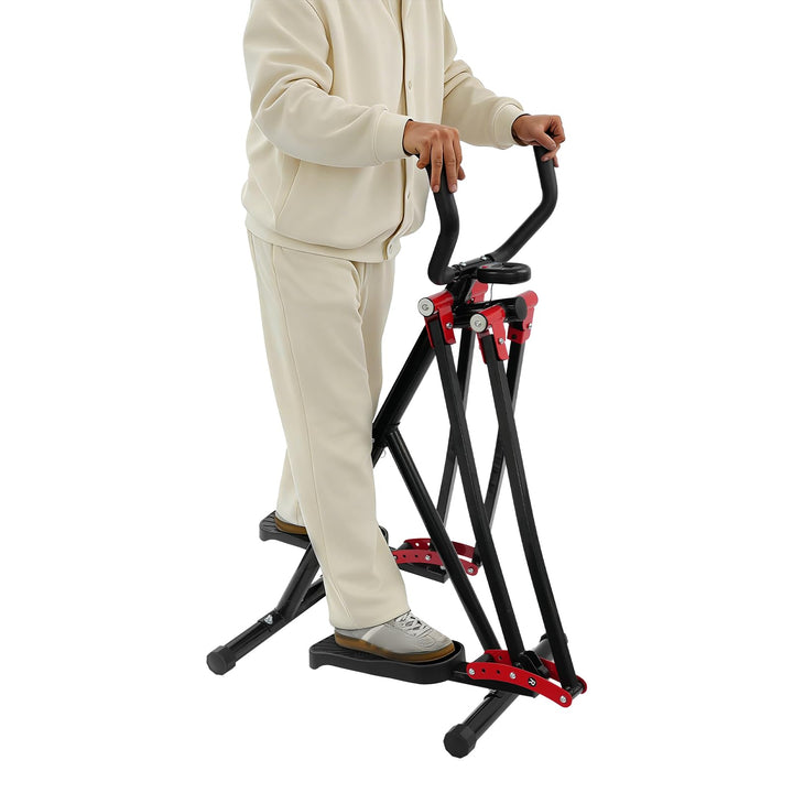 Klappbar Walker Trainingsgerät LCD-Display mit Trainingsdaten für Zuhause