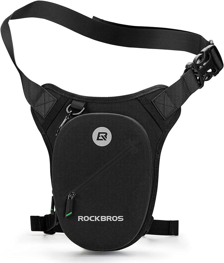 ROCKBROS Beintasche Motorrad Hüfttasche Bein Wasserdicht mit Abnehmbarem Beingurt Reflektierend für
