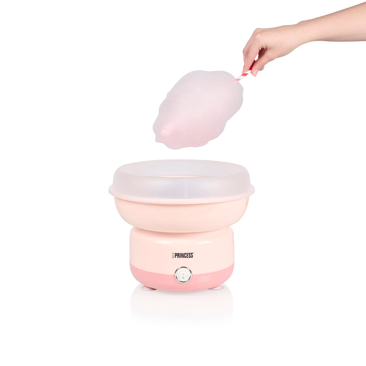 Princess Zuckerwattemaschine, 500W Leistung, BPA-frei, Kompaktes Design, Mit 10 Stäbchen & Messlöffe