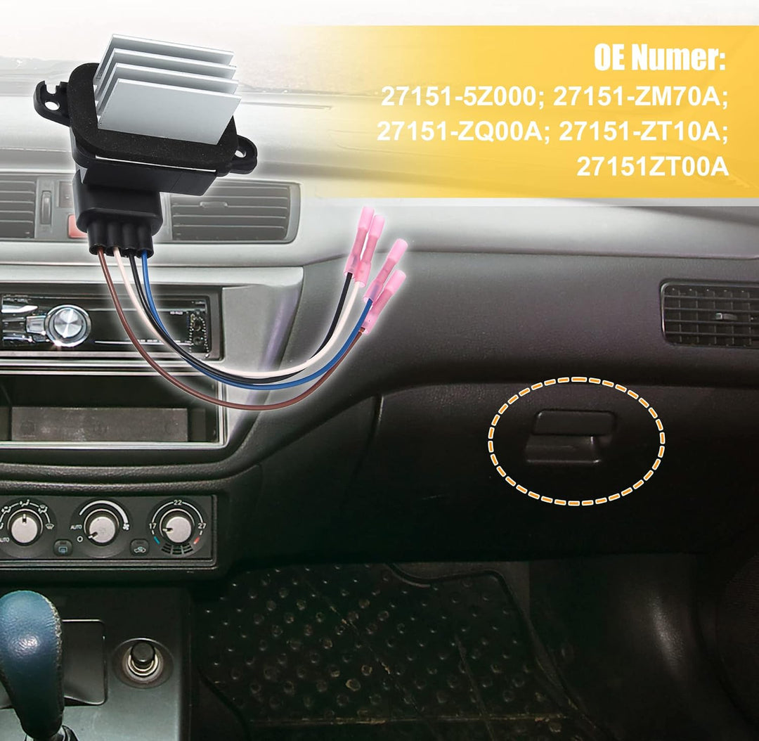 QUARKZMAN HVAC Gebläsemotor Widerstand Steuer Modul 27151-ZT00A für Nissan
