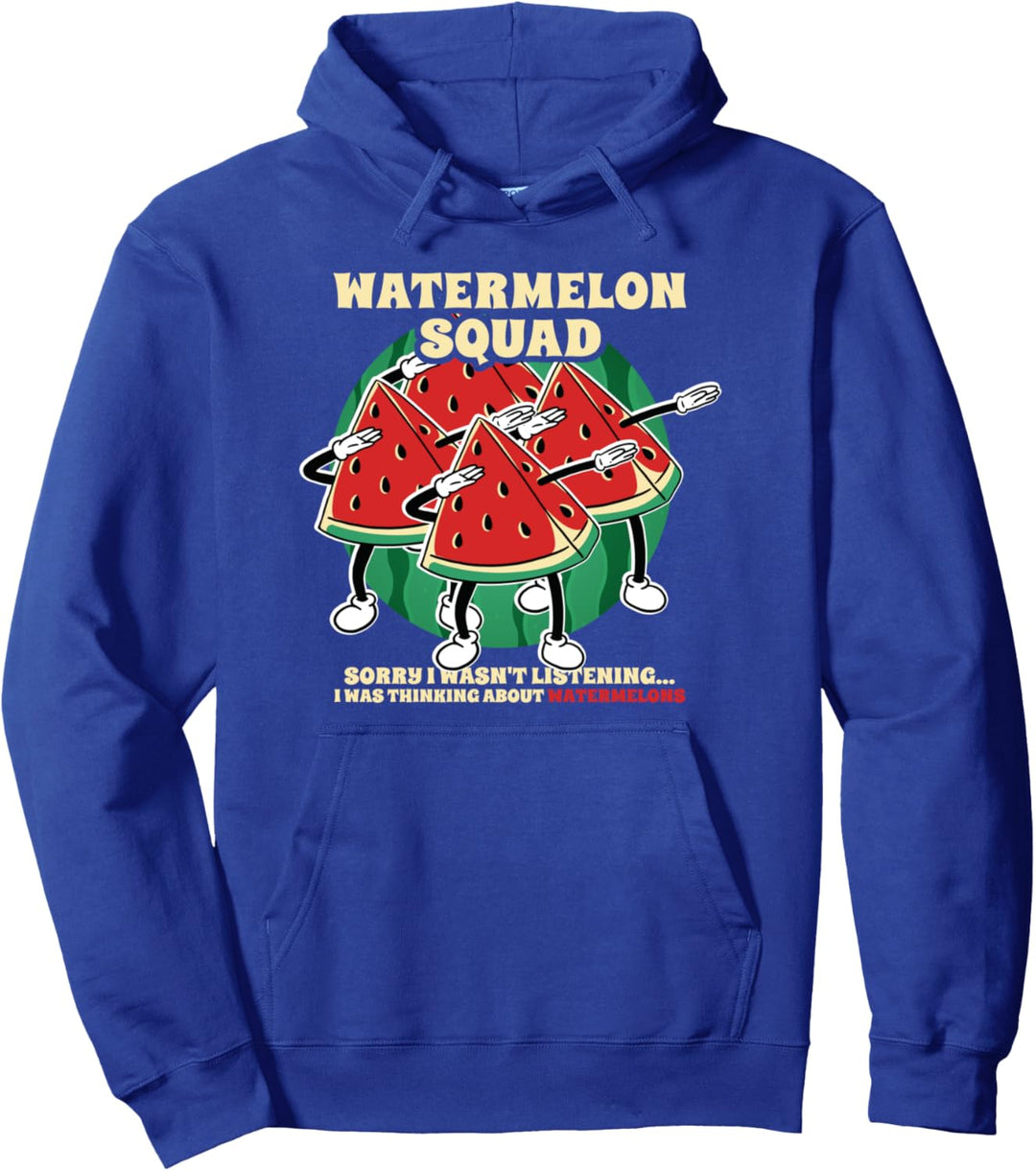 Wassermelone Squad - Lustige Melone Sommer Obst Party Wassermelone Pullover Hoodie