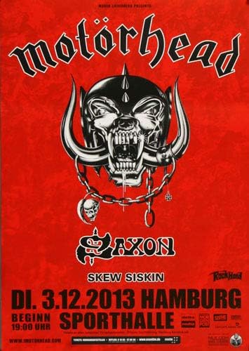 Motörhead - End of Time, Hamburg 2013 » Konzertplakat/Premium Poster | Live Konzert Veranstaltung |