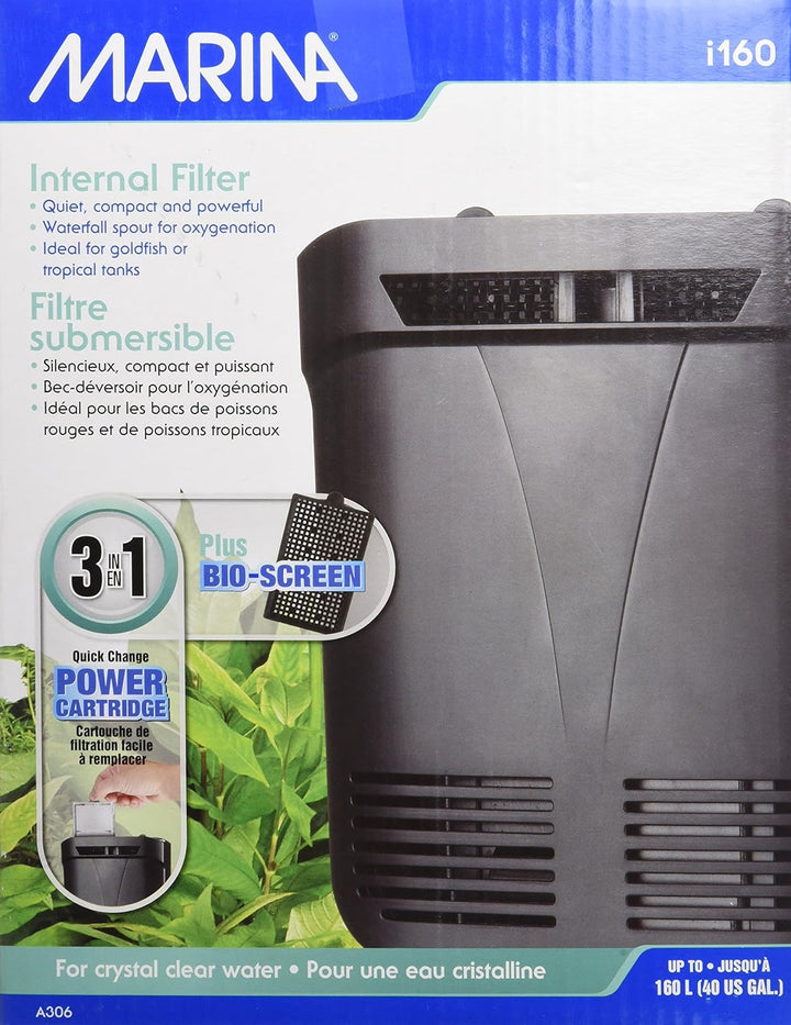 Marina i160 Filter Tauchpumpe für Aquarium 160 L Innenfilter i160, Innenfilter i160
