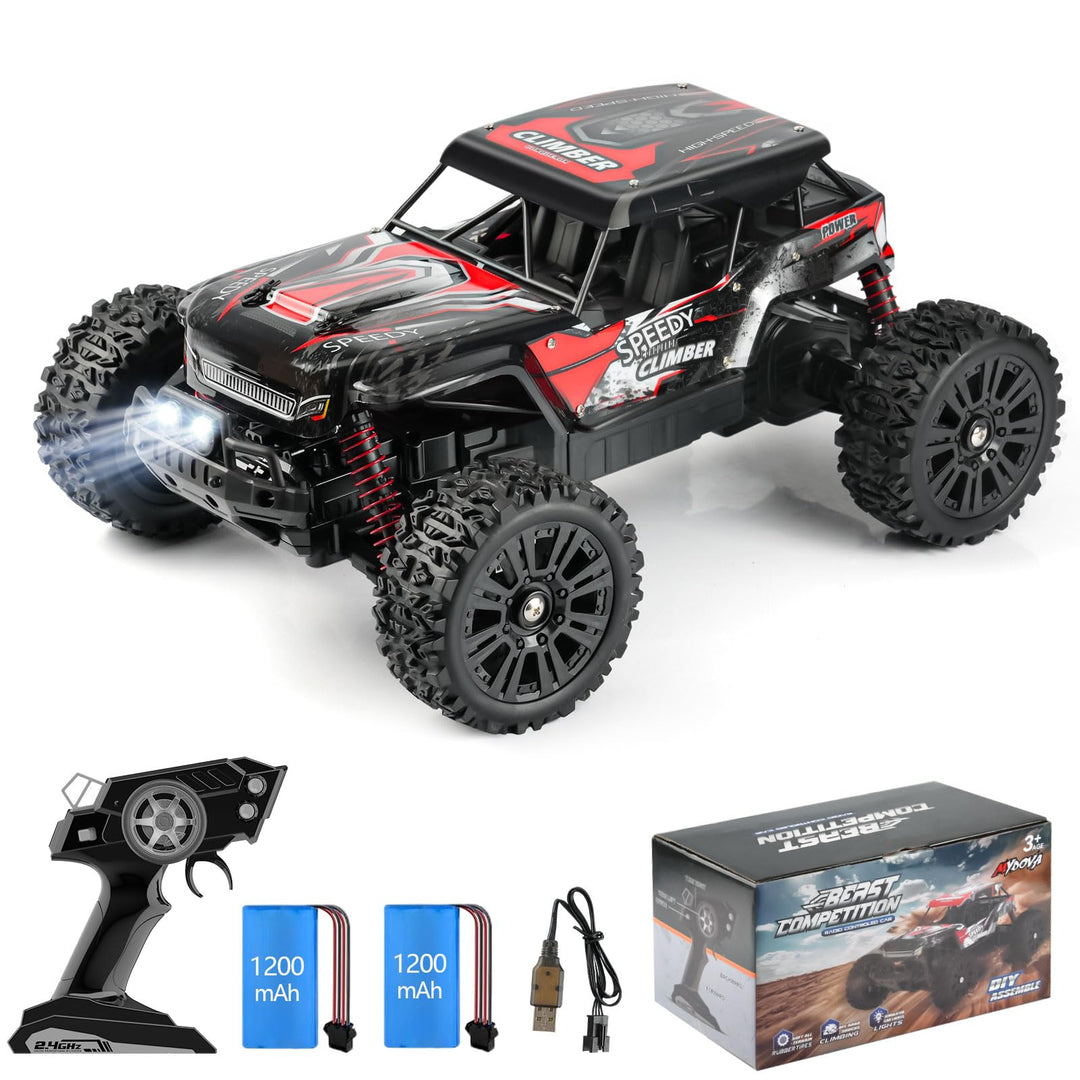 MYDOVA 1:14 Ferngesteuertes Auto, Grosse Grösse RC Offroad Abnehmbar, 25KM/H 2.4GHz DIY Montage All
