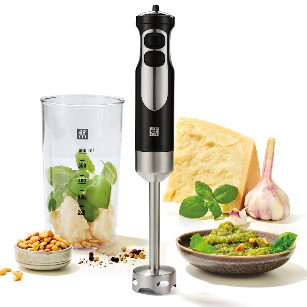 Zwilling Stabmixer, Inkl. 600 Messbecher, 550 Watt, 18/8 Stainless Steel,