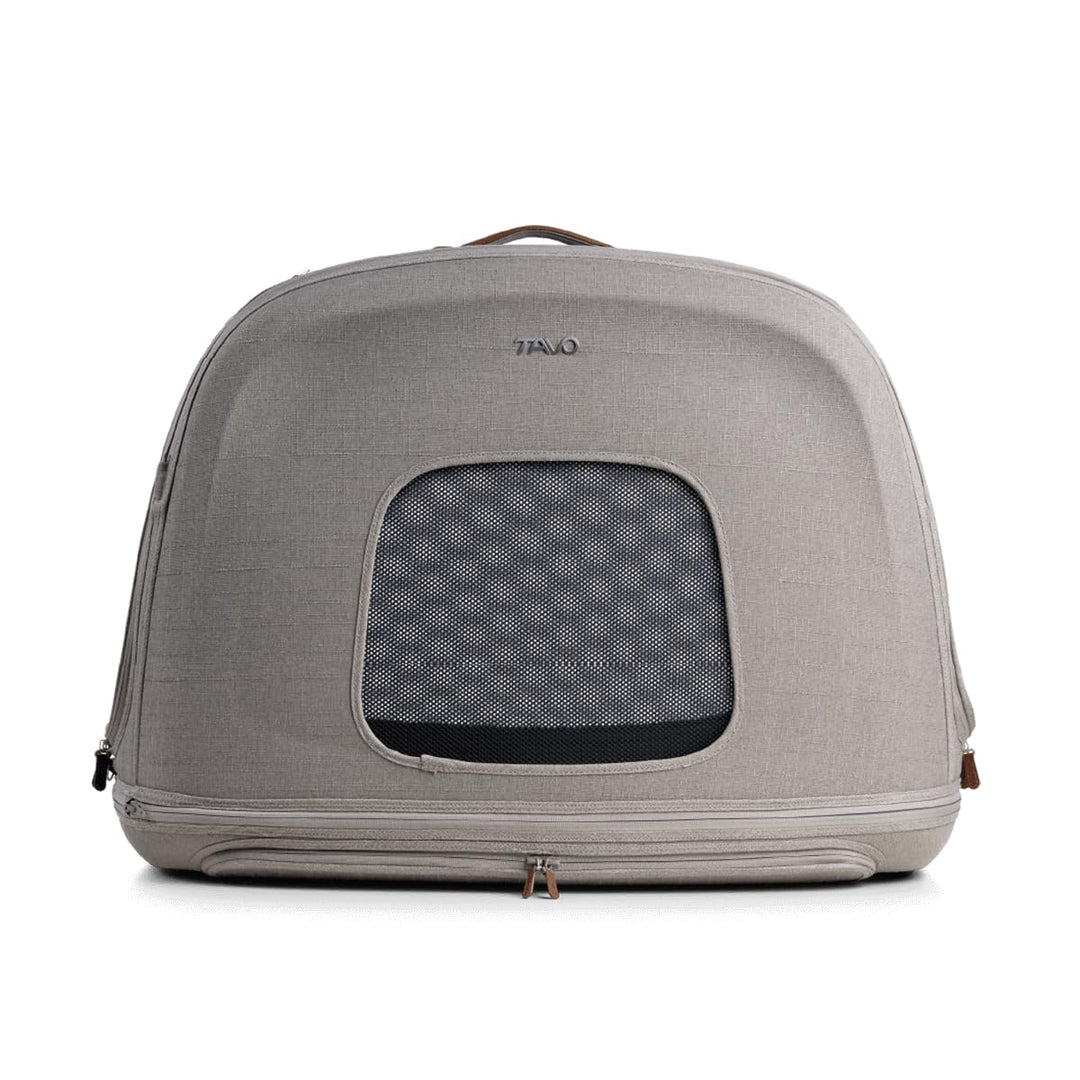 Tavo Crispin M Haustier-Transportbox, crashgetestet mit ISOFIX-Befestigung, atmungsaktives Mesh, fal